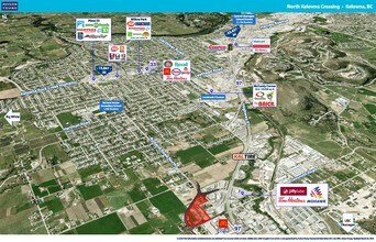 2190 Rutland Rd N, Kelowna, BC - AERIAL  map view - Image1