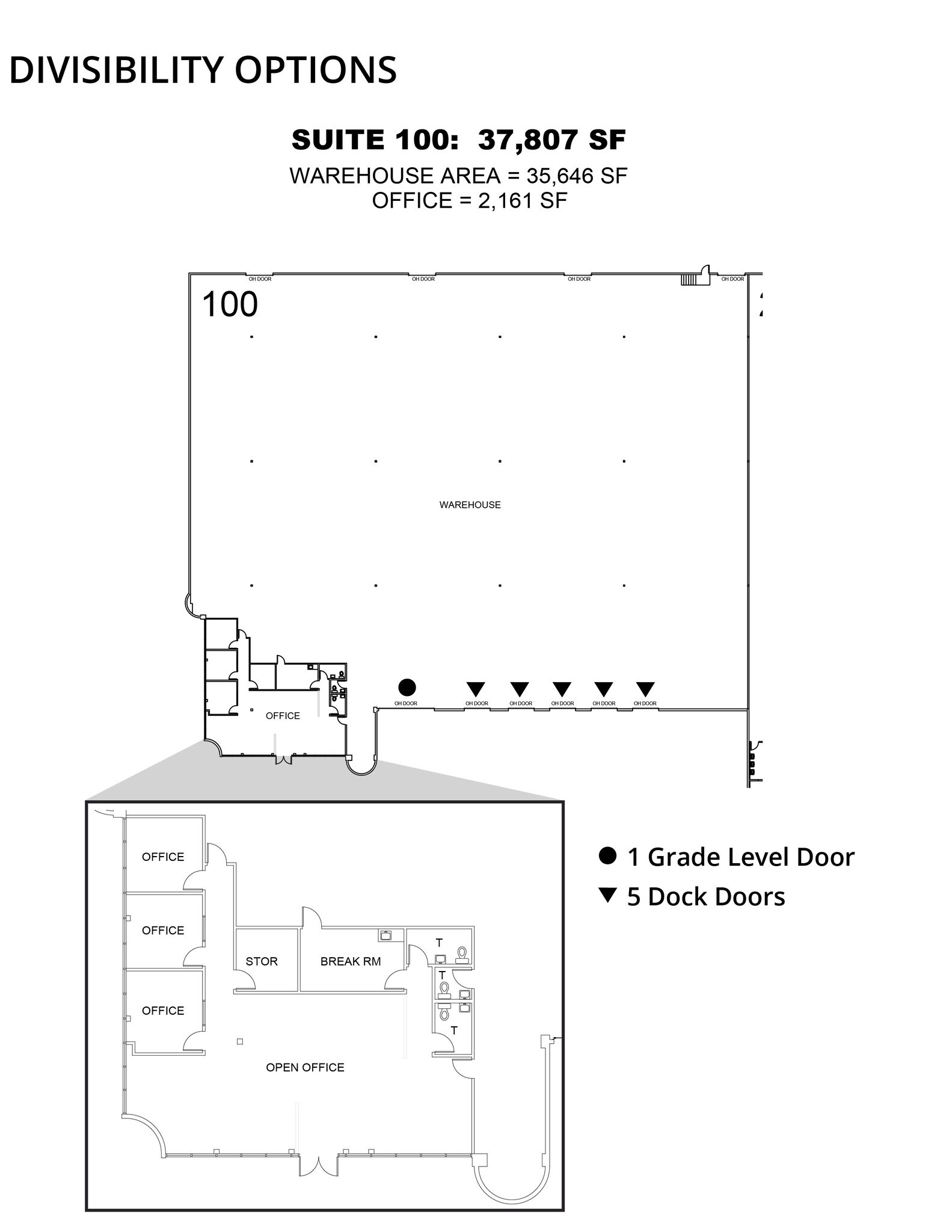 5302 W Buckeye Rd, Phoenix, AZ à louer Plan d’étage- Image 1 de 1