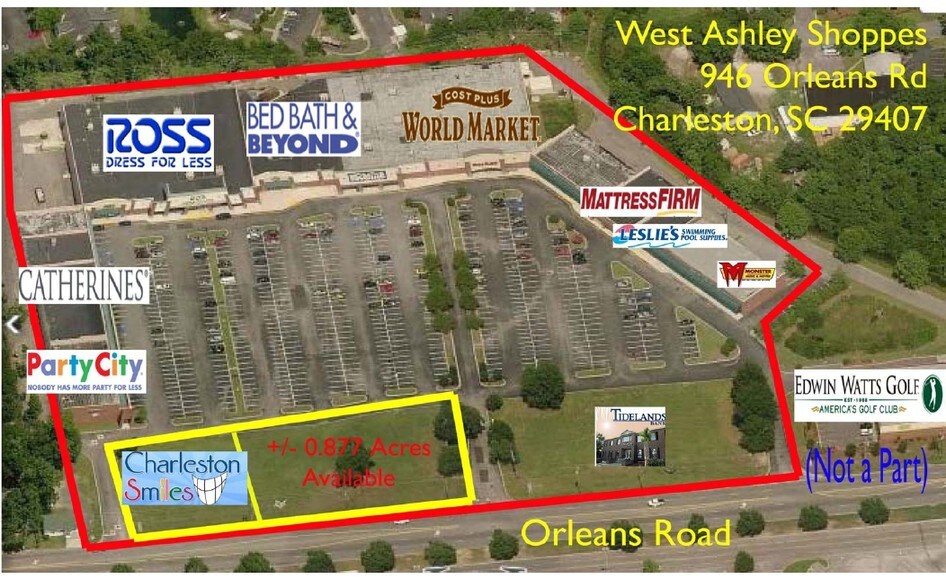 946 Orleans Rd, Charleston, SC à louer - Aérien - Image 2 de 21