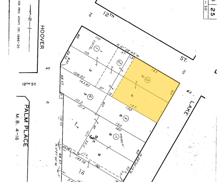 1209 S Lake St, Los Angeles, CA à vendre - Plan cadastral - Image 3 de 6