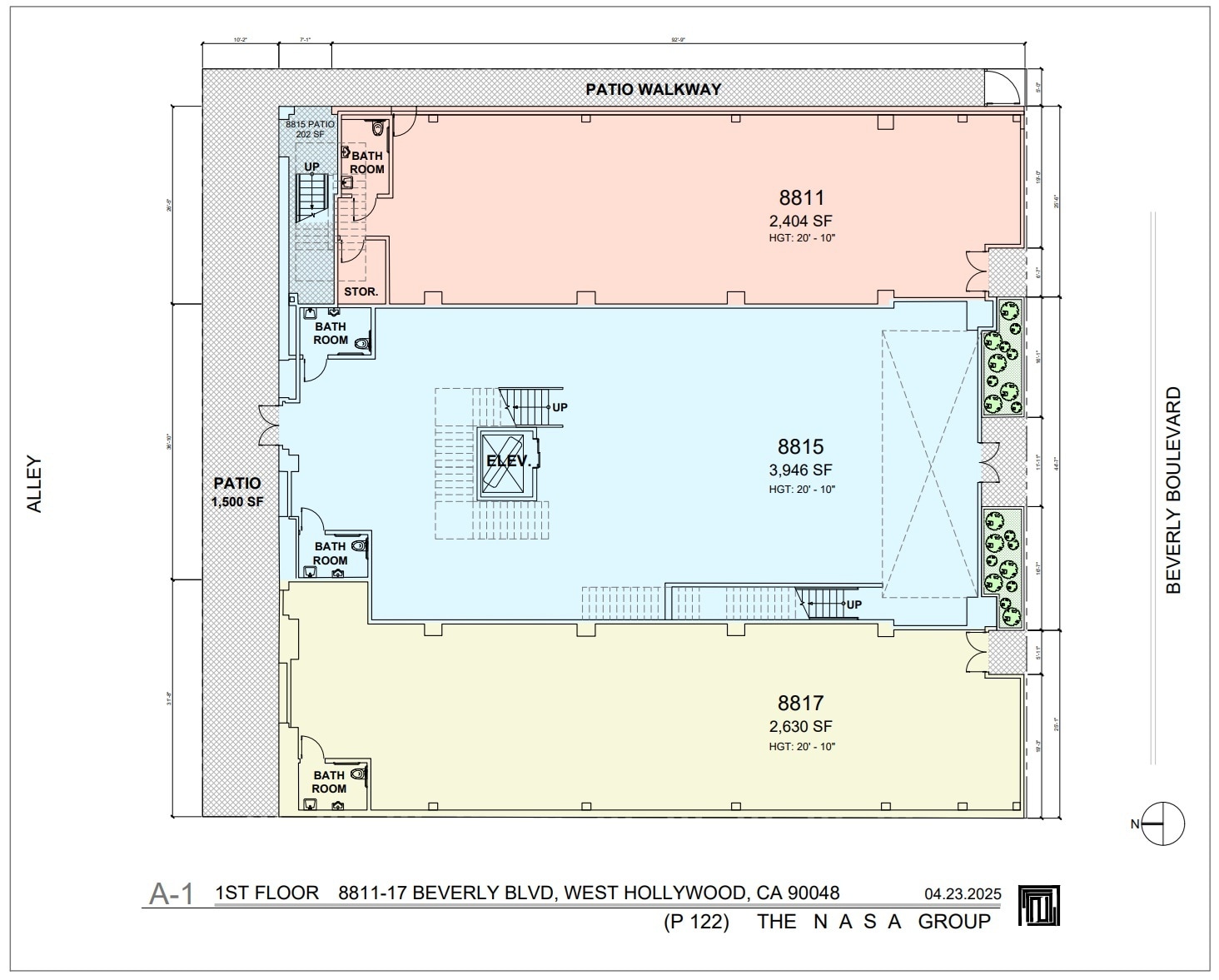 8817 Beverly Blvd, West Hollywood, CA for lease Floor Plan- Image 1 of 1