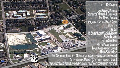 401 West St & 403 W Meltcalfe St, Hutto, TX - Aerial map view