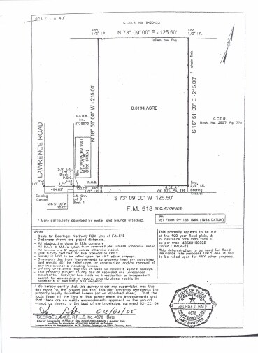 1118-1125 FM 518, Kemah, TX à louer - Plan cadastral - Image 2 de 9