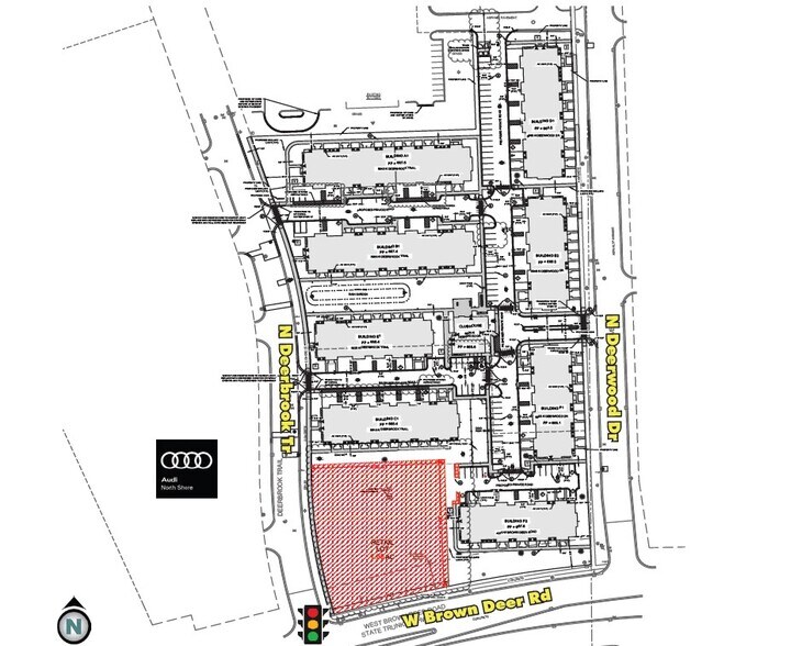 4300 W Brown Deer Rd, Brown Deer, WI for sale - Site Plan - Image 3 of 4