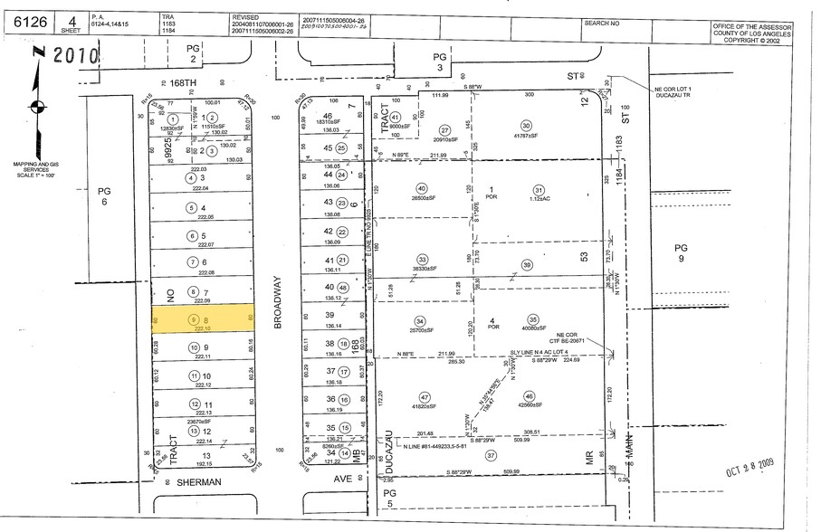 16909-16911 S Broadway St, Carson, CA for sale - Plat Map - Image 3 of 14