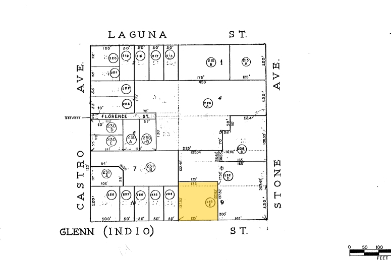 50 W Glenn St, Tucson, AZ à vendre - Plan cadastral - Image 3 de 3