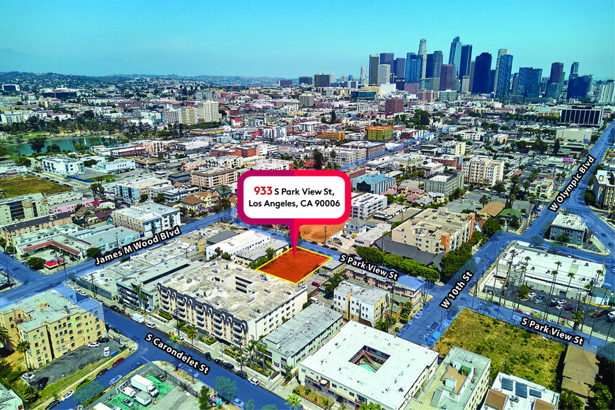 933-937 S Park View St, Los Angeles, CA for sale - Aerial - Image 2 of 22