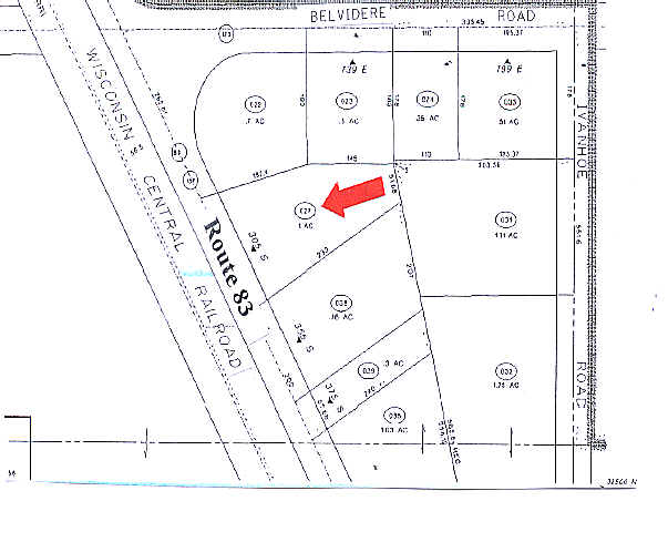 305 S Route 83, Grayslake, IL for sale - Plat Map - Image 2 of 5