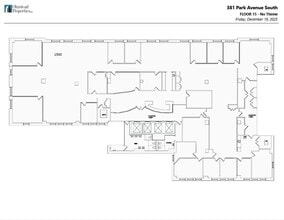 381 Park Ave S, New York, NY à louer Plan d’étage- Image 1 de 1