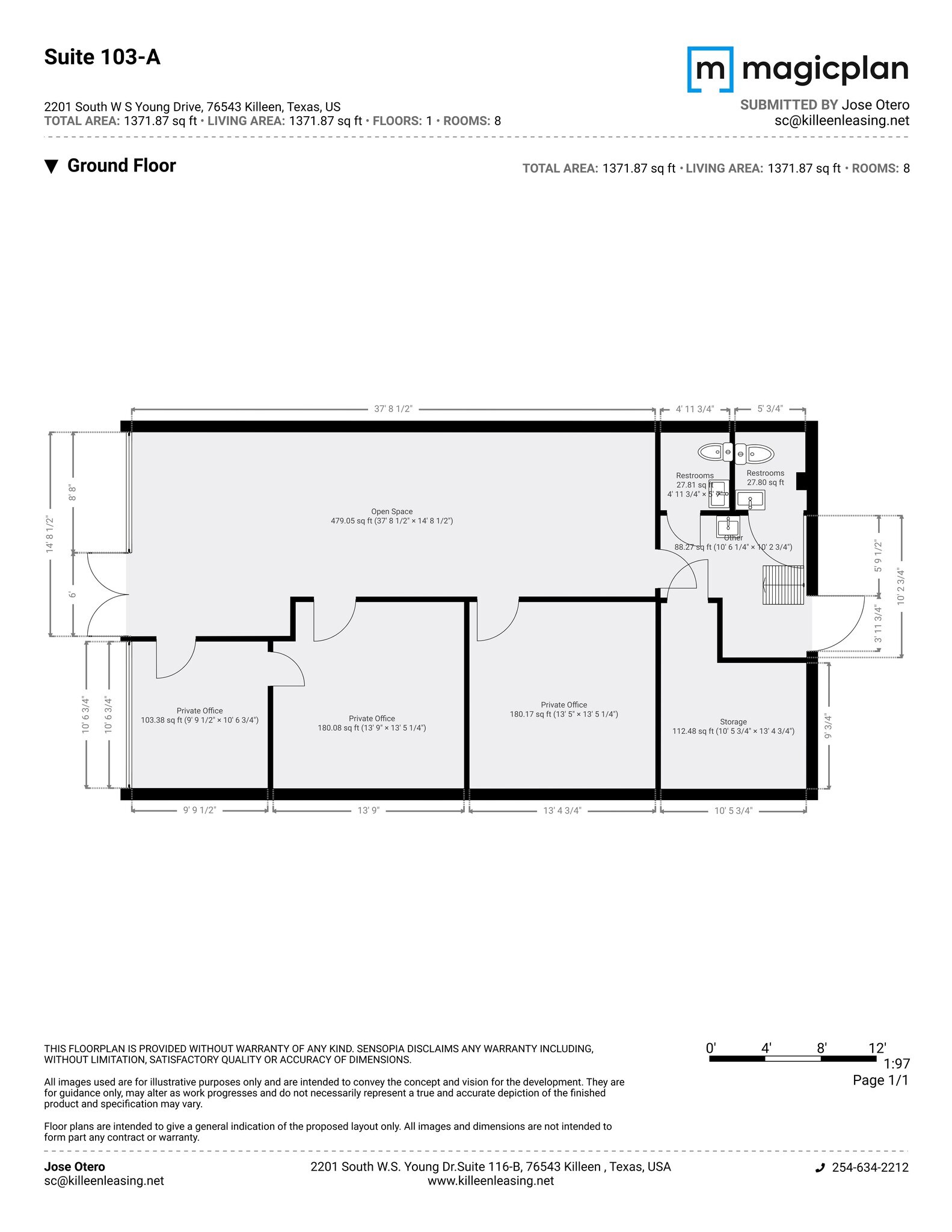 2201 S W S Young Dr, Killeen, TX à louer Plan de site- Image 1 de 11