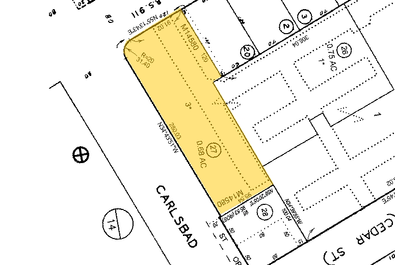 2744 Carlsbad Blvd, Carlsbad, CA à vendre Plan cadastral- Image 1 de 1