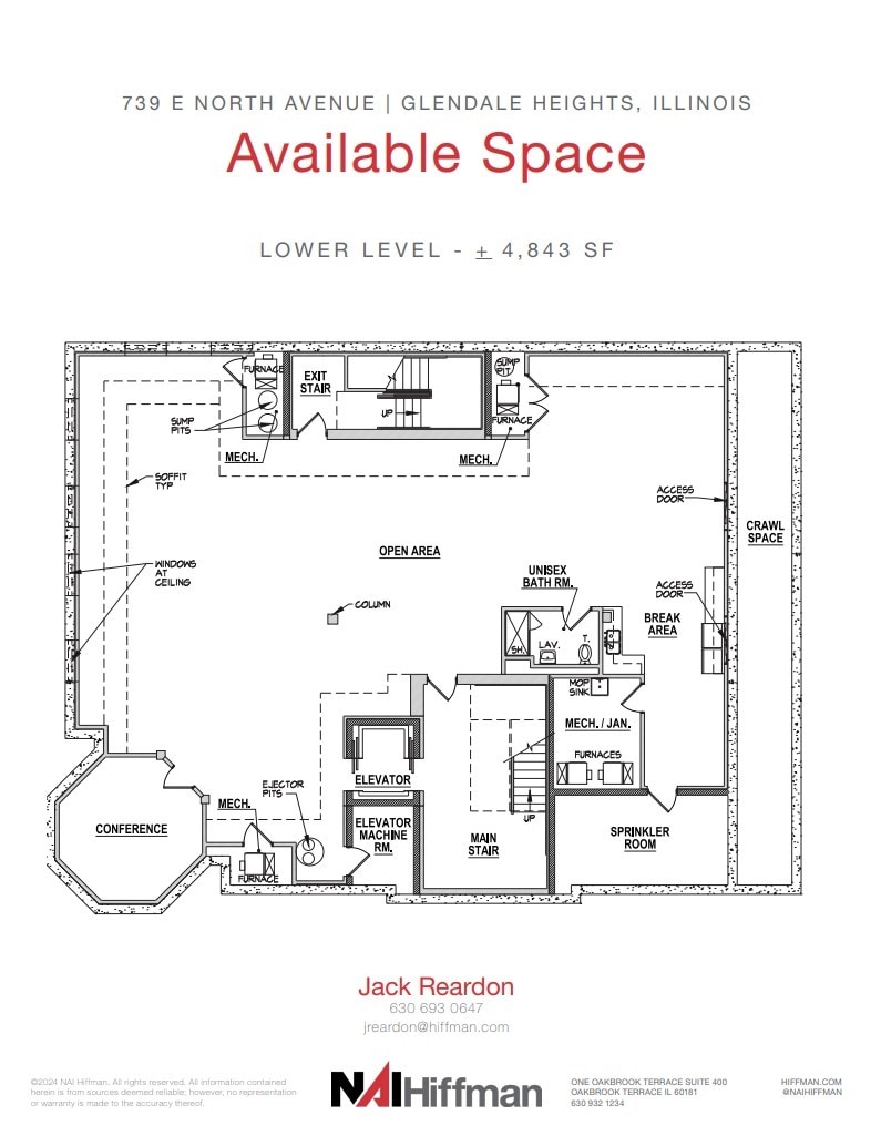 739 North Ave, Glendale Heights, IL for lease Floor Plan- Image 1 of 1