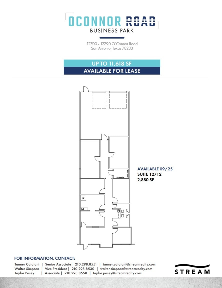 12700-12730 O'Connor Rd, San Antonio, TX for lease Floor Plan- Image 1 of 1