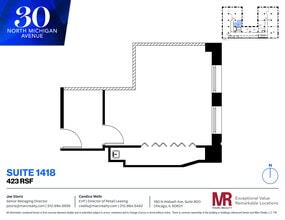 30 N Michigan Ave, Chicago, IL for lease Floor Plan- Image 1 of 4