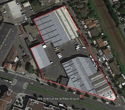 209-217 Avenue De La République, Épinay-sur-Seine, SSD - AERIAL map view - Image1