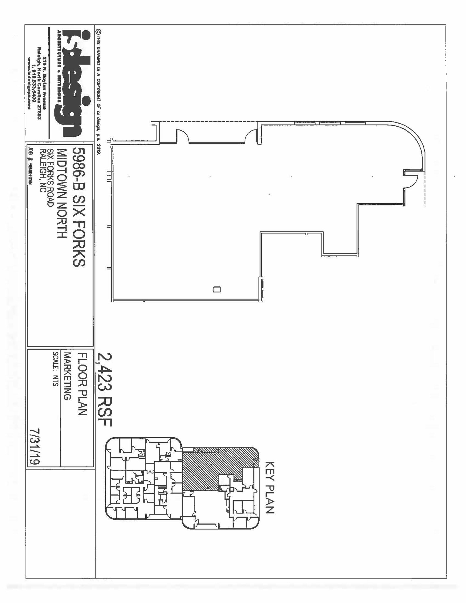 5910-6040 Six Forks rd, Raleigh, NC for lease Floor Plan- Image 1 of 1