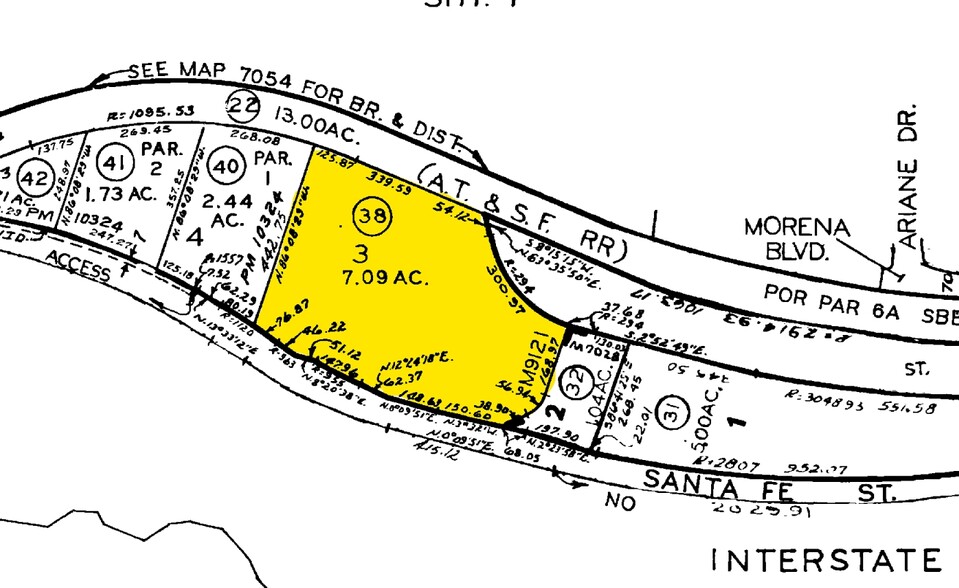 5959 Santa Fe St, San Diego, CA à louer - Plan cadastral - Image 2 de 4