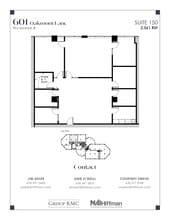 601 Oakmont Ln, Westmont, IL for lease Floor Plan- Image 1 of 2
