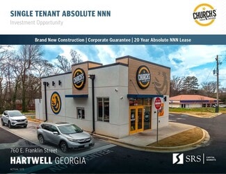 More details for 776 E Franklin St, Hartwell, GA - Retail for Sale