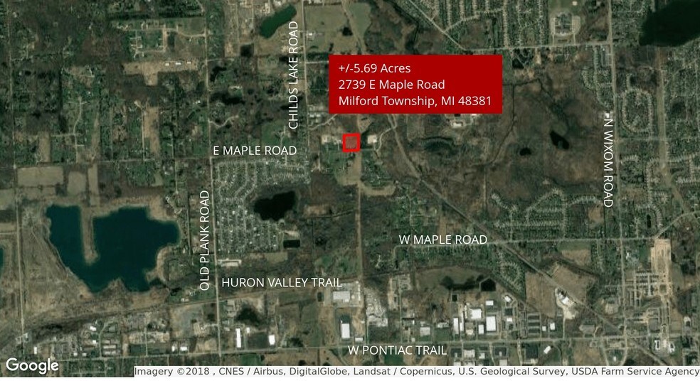 2739 E Maple Rd, Milford, MI à louer - Aérien - Image 2 de 7