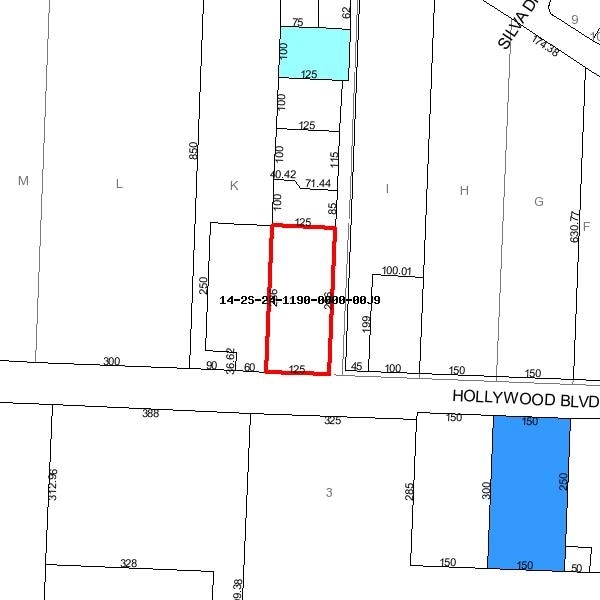 119 Hollywood Blvd, Fort Walton Beach, FL à louer Plan cadastral- Image 1 de 3