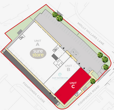 Molly Millars Ln, Wokingham à louer Plan de site- Image 2 de 2