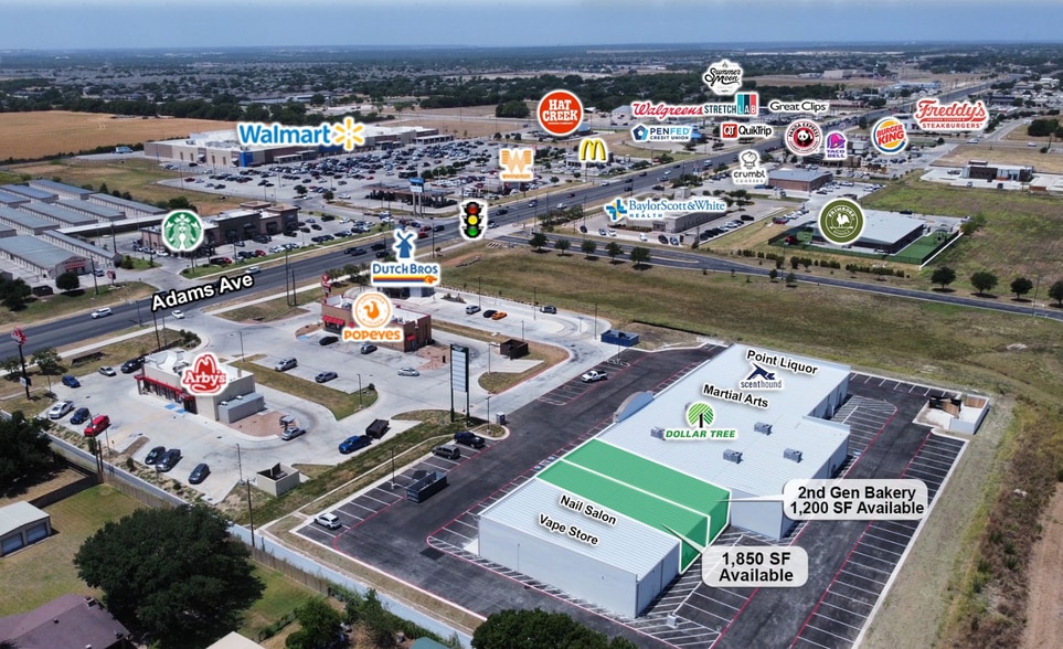 6504 WEST ADAMS, Temple, TX for lease - Building Photo - Image 3 of 9