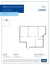 710 N Post Oak Rd, Houston, TX à louer Plan d’étage- Image 1 de 1