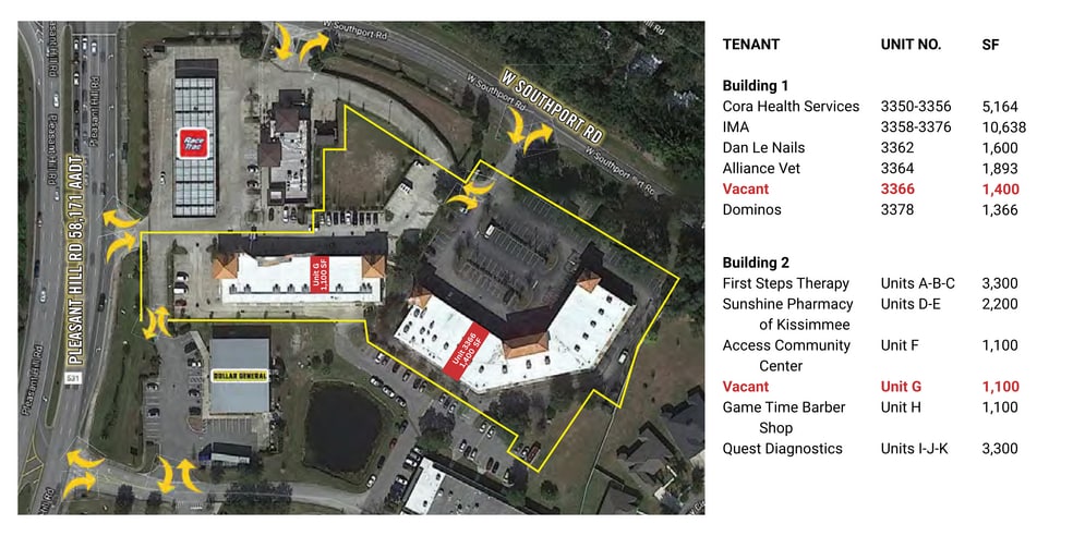 3350 W Southport Rd, Kissimmee, FL à louer - Plan de site - Image 2 de 2