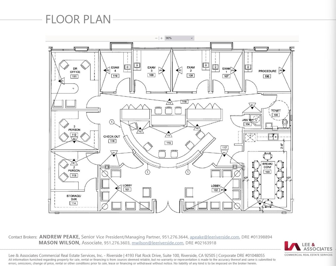 2083 Compton Ave, Corona, CA 92881 - Unit 104 - - Floor Plan - Image 1 of 2