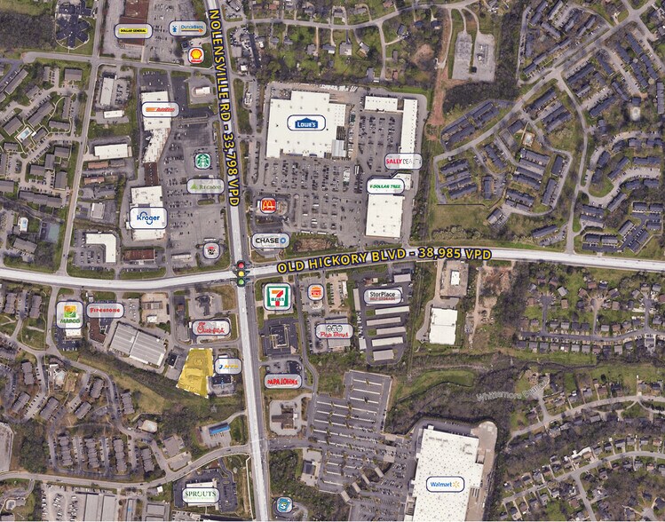 620 Brentwood East Dr, Nashville, TN à vendre - Aérien - Image 2 de 2