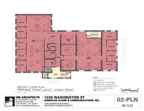 1239 Washington St, Weymouth, MA à louer Plan de site- Image 2 de 2