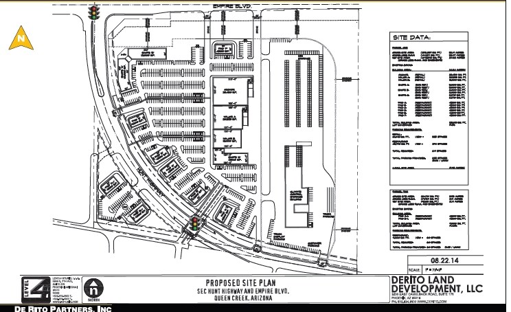 Hunt Hwy & Ellsworth Rd, Queen Creek, AZ à louer - Plan de site - Image 1 de 1