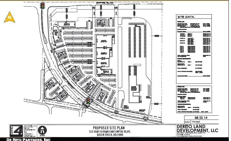 Hunt Hwy & Ellsworth Rd, Queen Creek, AZ for lease Site Plan- Image 1 of 2