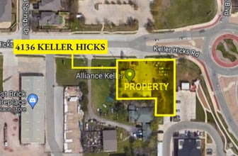 4136 Keller Hicks Rd, Fort Worth, TX - Aerial  map view - Image1