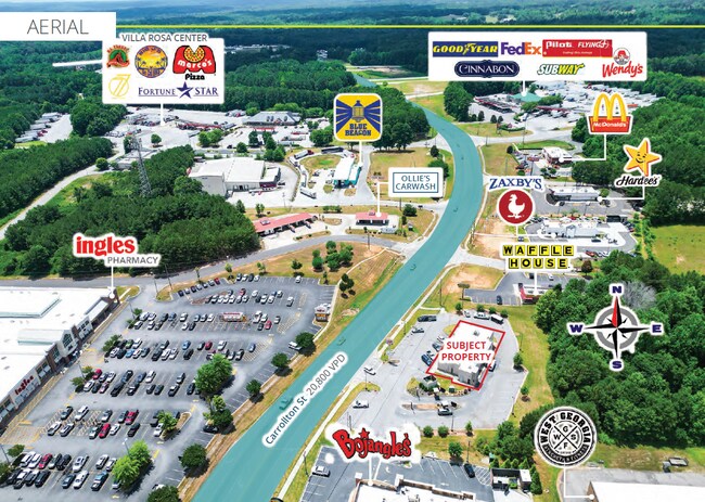 More details for 515 Carrollton St, Temple, GA - Retail for Sale