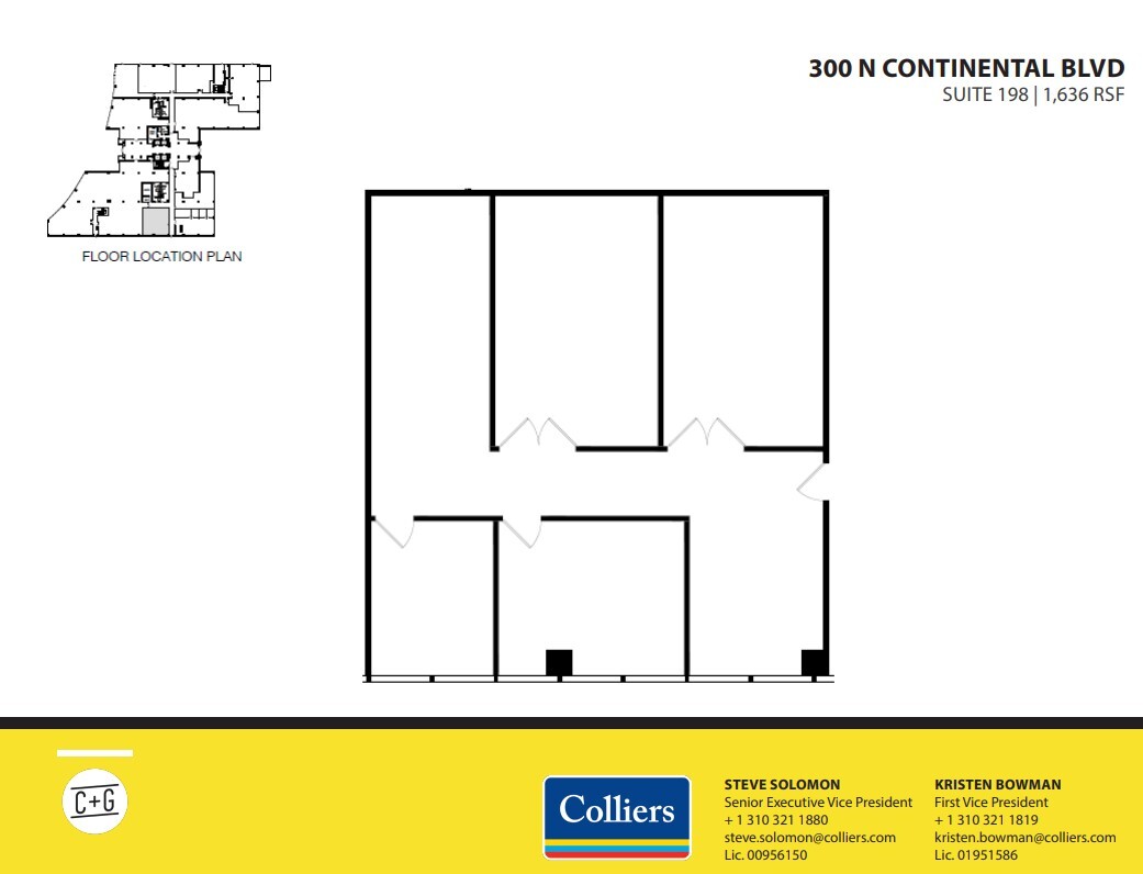 300 Continental Blvd, El Segundo, CA for lease Floor Plan- Image 1 of 1