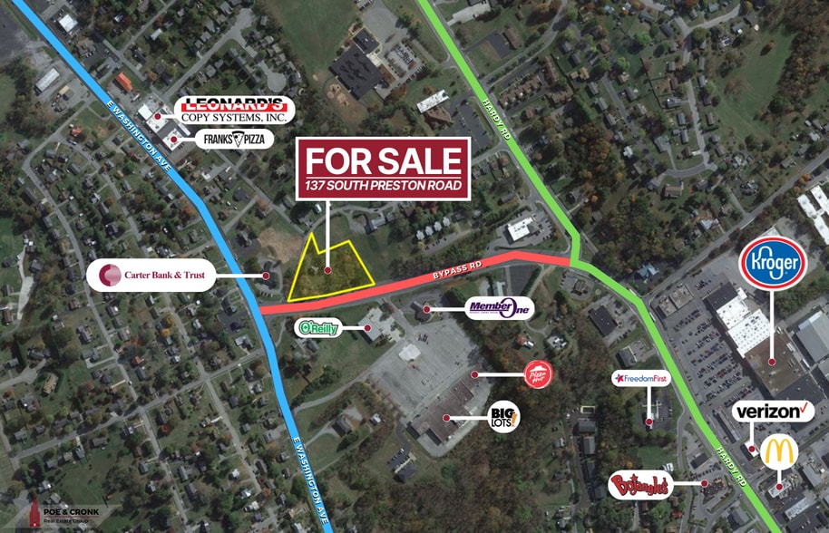 137 S Preston Rd, Vinton, VA à vendre - Photo du bâtiment - Image 2 de 2