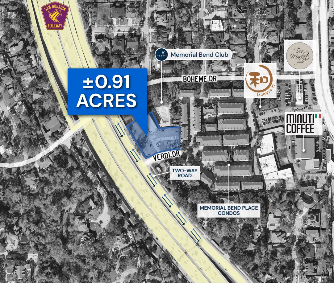 NWC of Verdi and Beltway 8 dr, Houston, TX for sale Aerial- Image 1 of 3