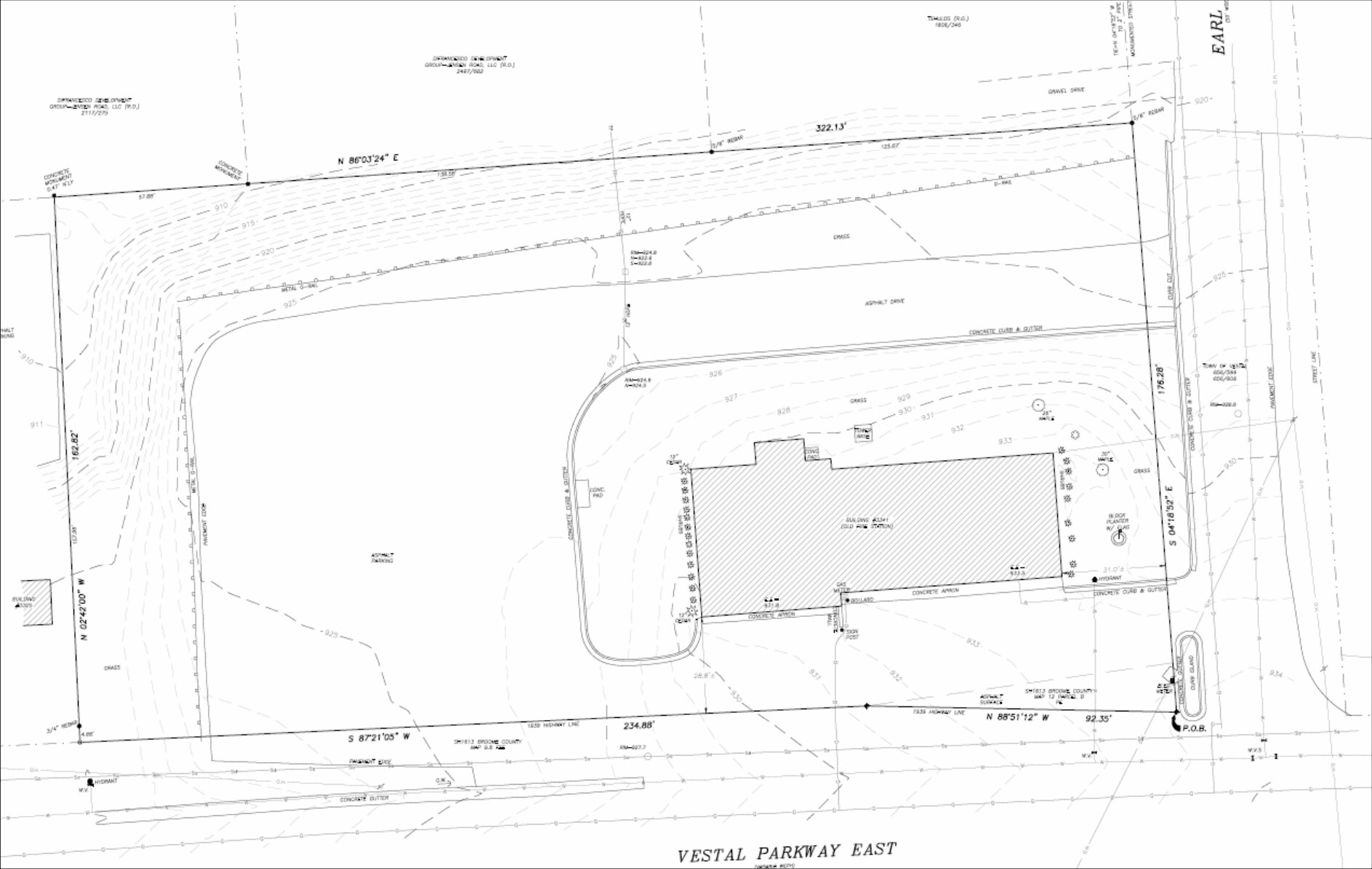 3341 Vestal Pky E, Vestal, NY à vendre Plan de site- Image 1 de 2