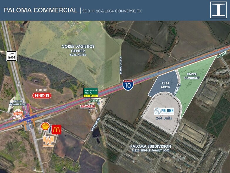 SEQ IH-10 and N Loop 1604 E, Converse, TX à vendre - Autre - Image 1 de 1