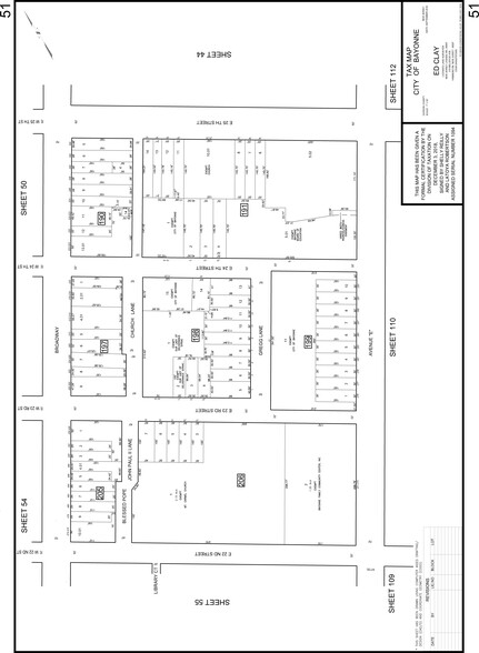 21 E 23rd St, Bayonne, NJ à vendre - Plan cadastral - Image 1 de 1