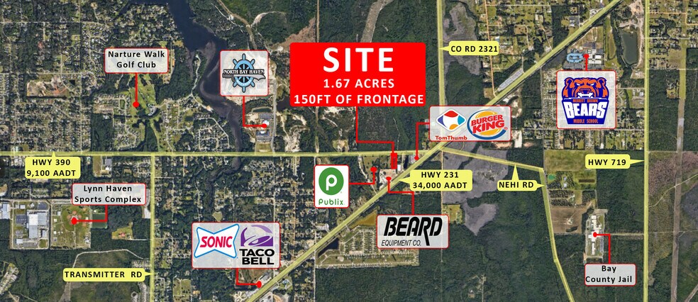 4636 E Highway 390, Panama City, FL à vendre - Photo du bâtiment - Image 2 de 6