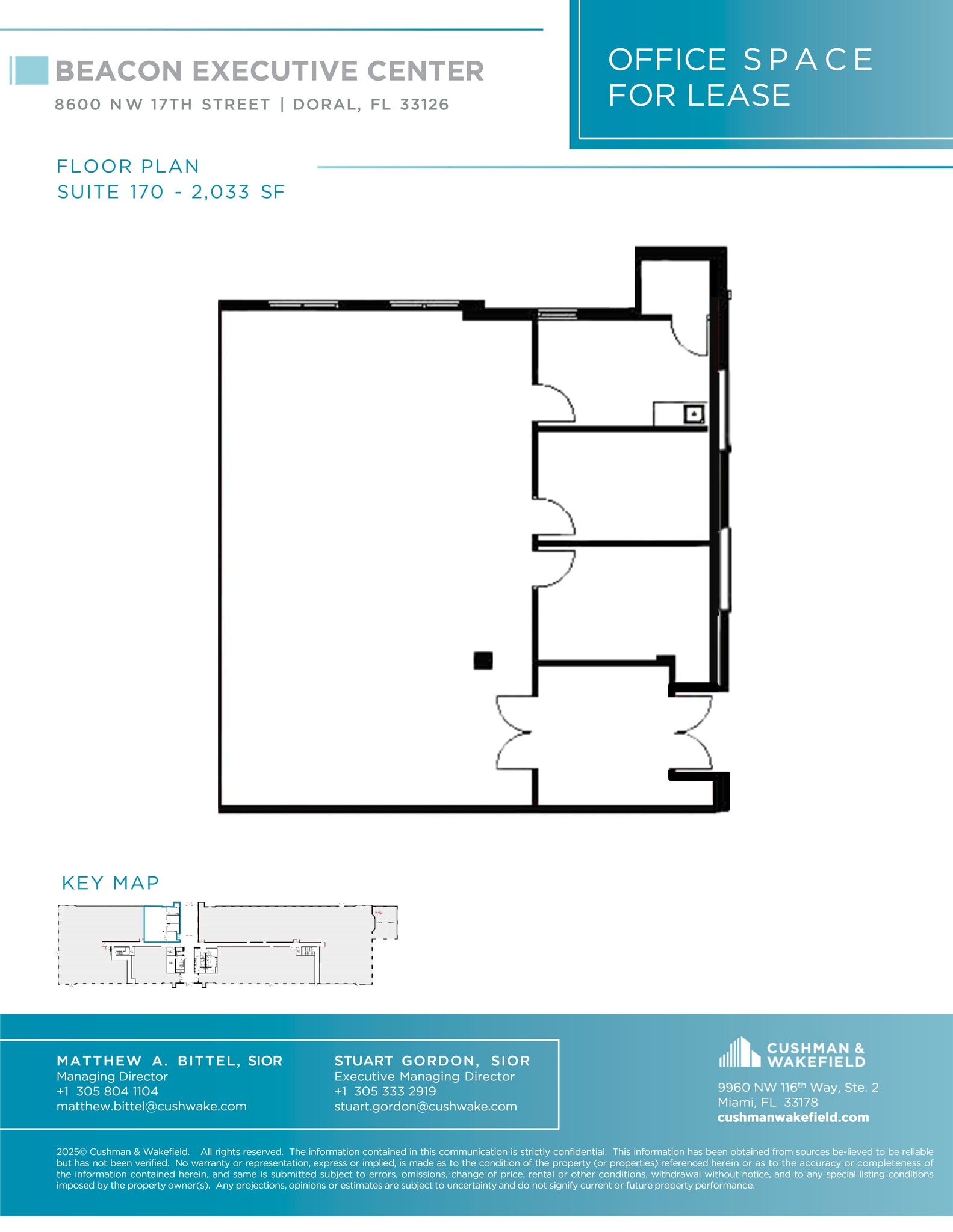 8600 NW 17th St, Doral, FL for lease Site Plan- Image 1 of 5