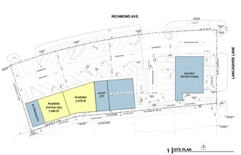 4720-4728 Richmond Ave, Houston, TX à louer Plan de site- Image 1 de 1