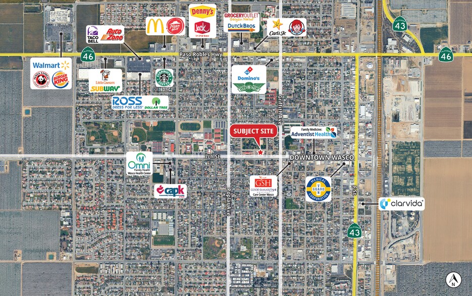 1410 7th St, Wasco, CA à louer - Photo du bâtiment - Image 3 de 8