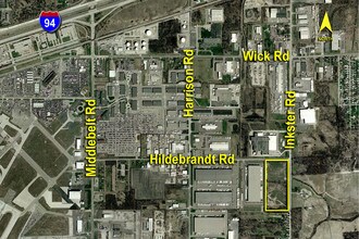 27501 Hildebrandt Rd, Romulus, MI - AÉRIEN  Vue de la carte