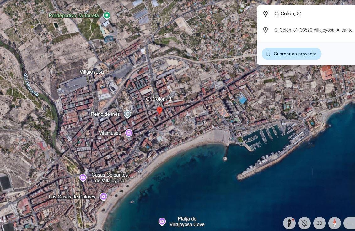 Commerce de détail dans VILLAJOYOSA, Alicante à vendre Plan d’étage- Image 1 de 5