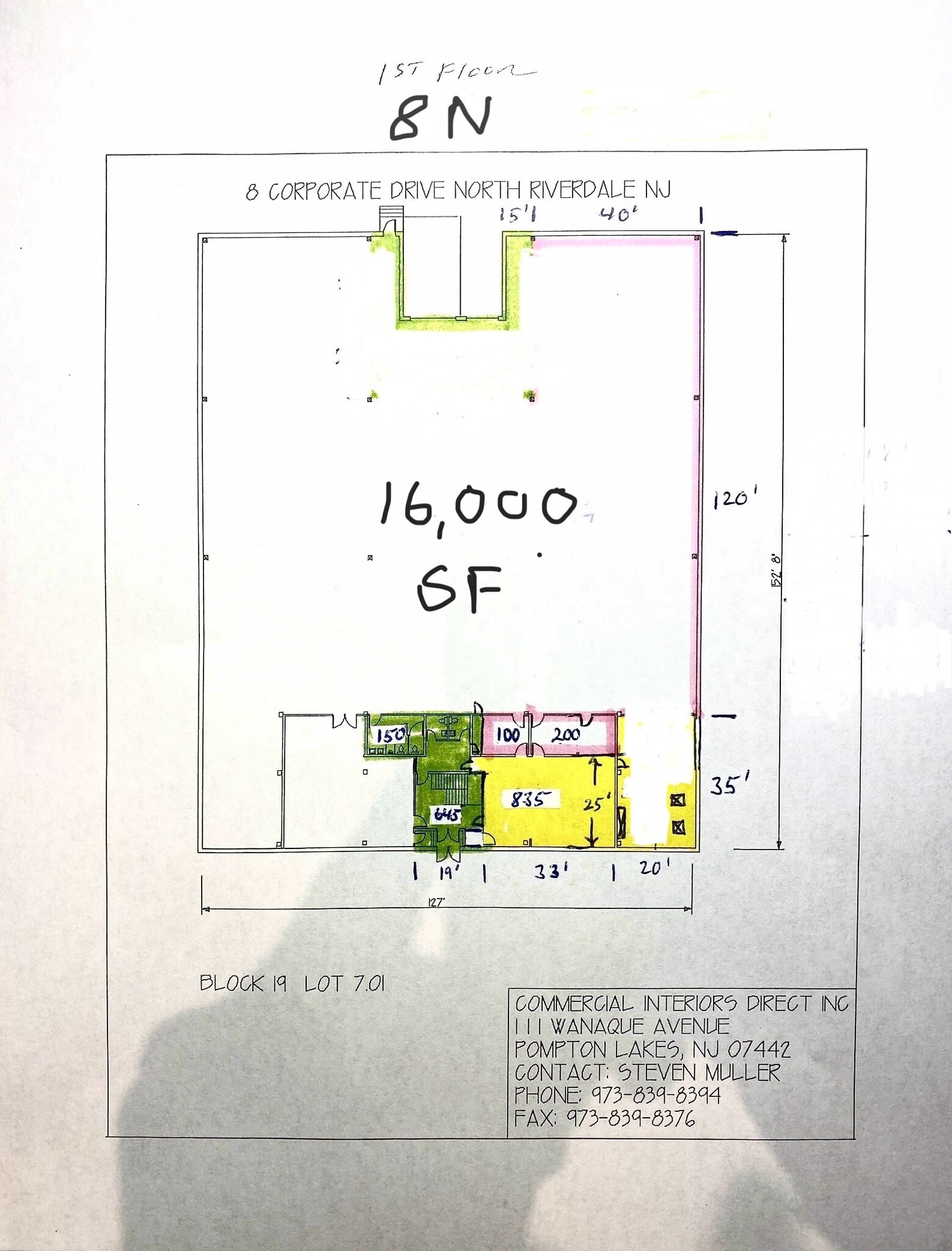 8 N Corporate Dr, Riverdale, NJ for lease Floor Plan- Image 1 of 7