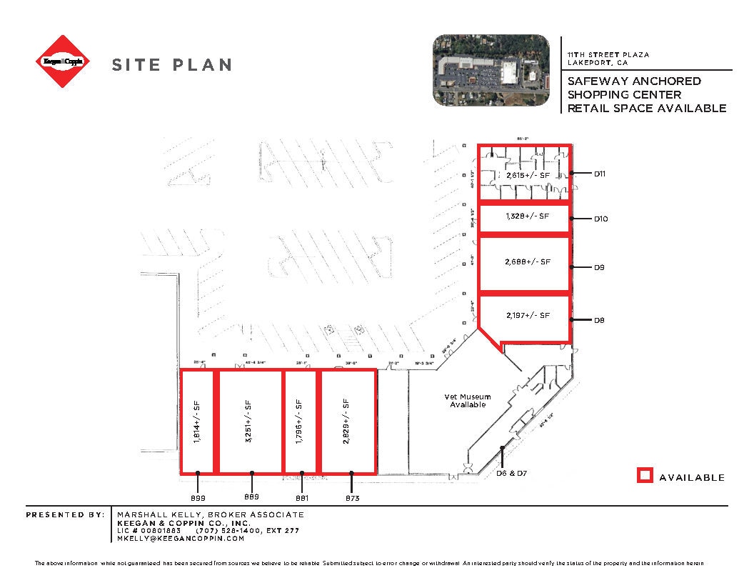 845-1071 11th St, Lakeport, CA for lease Site Plan- Image 1 of 1